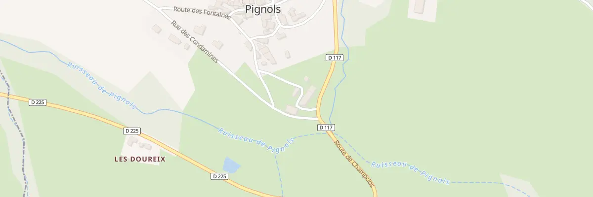 Plan du 5097 Bourg de Pignols à Pignols