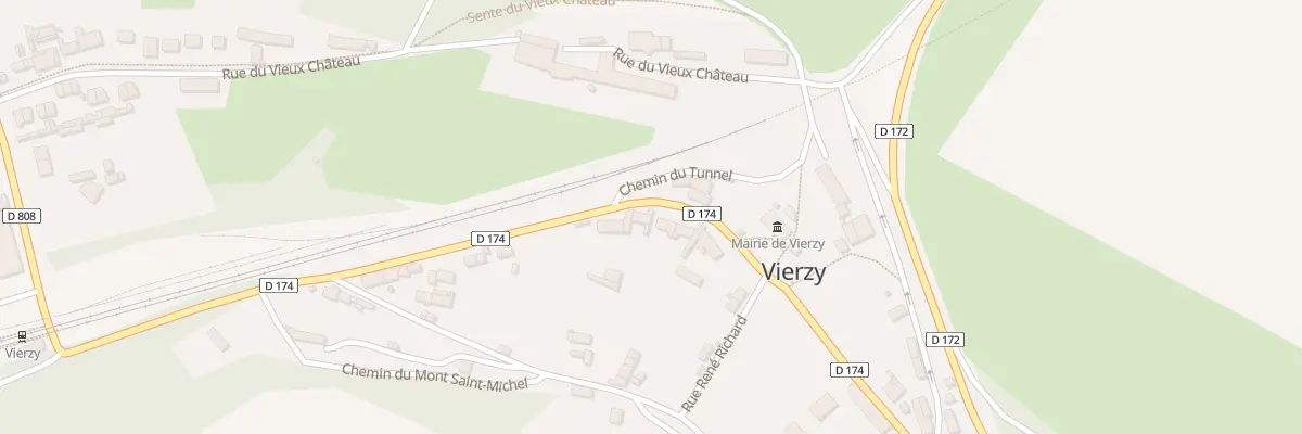 Plan du 13 Rue Charles de Gaulle à Vierzy