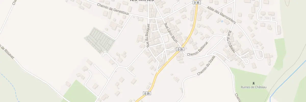 Plan du 9 Rue du Bouquet à Charbonnier-les-Mines