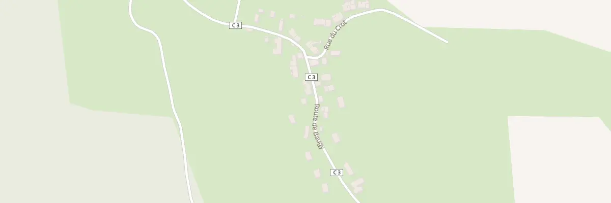 Plan du 135 Rte de Baugy à Montigny-aux-Amognes