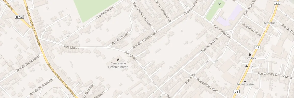Plan du 78B Rue Mulot à Saint-Quentin