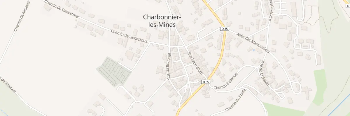 Plan du 4 Rue Frédéric Mistral à Charbonnier-les-Mines