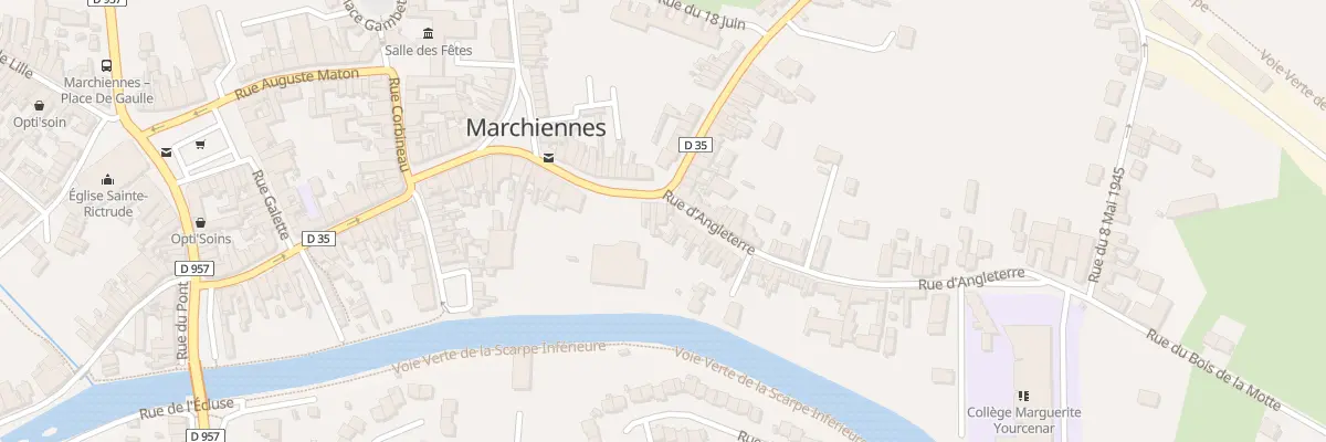 Plan du 44 Rue Pasteur à Marchiennes