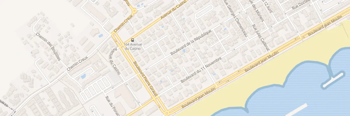 Plan du 99 Bd de la République à Valras-Plage