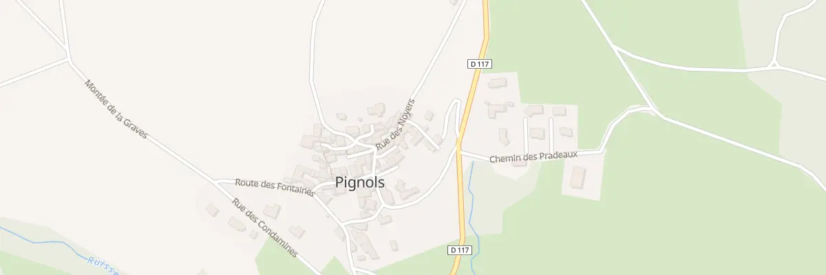 Plan du 3 Imp des Noyers à Pignols