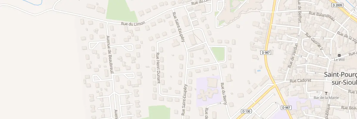 Plan du 25 Rue Saint-exupéry à Saint-Pourçain-sur-Sioule