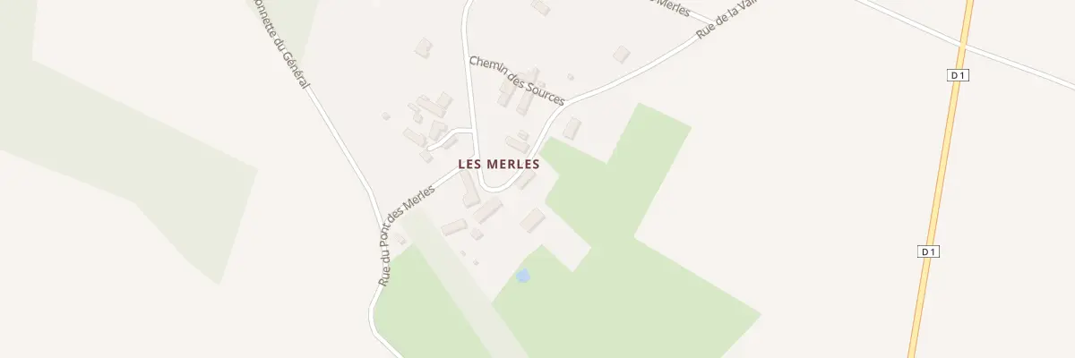 Plan du 7 Les Merles à Fontenoy