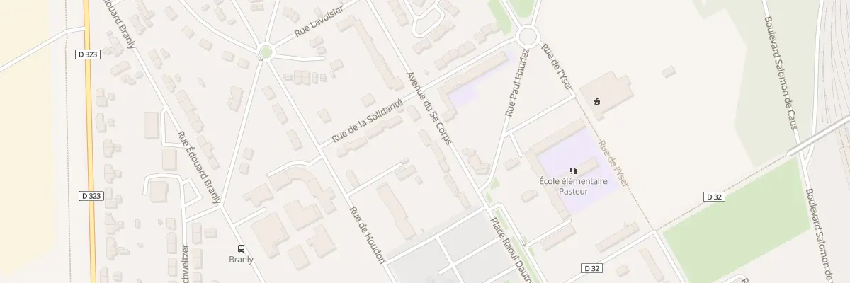 Plan du 8 Rue du 5eme Corps à Tergnier