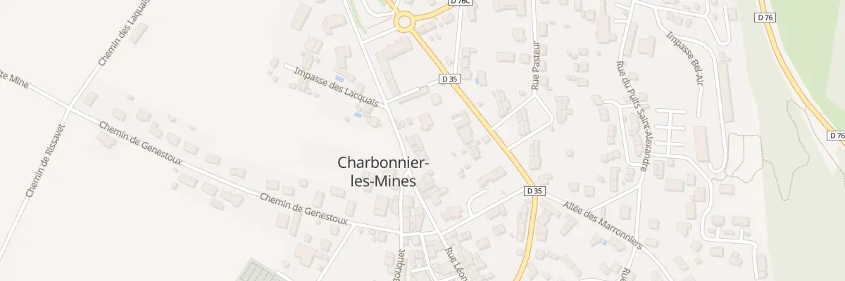 Plan du 7 Rue de la Liberté à Charbonnier-les-Mines