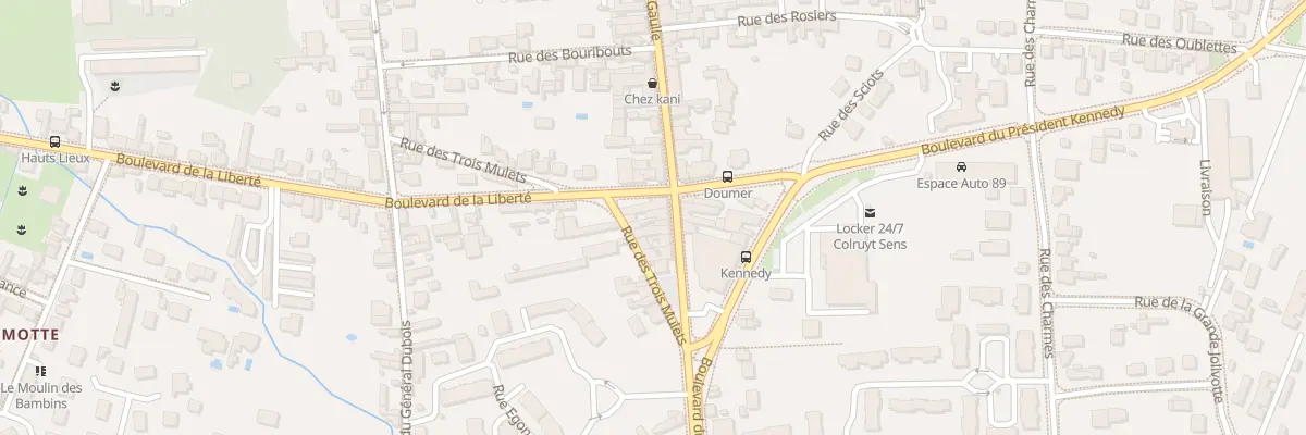 Plan du 118 Rue du Général de Gaulle à Sens