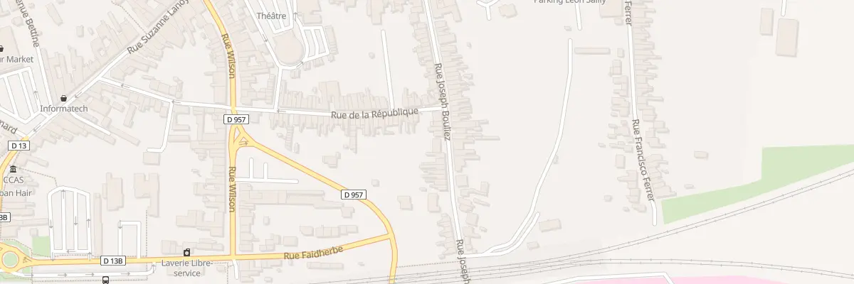 Plan du 34 Rue Joseph Bouliez à Somain