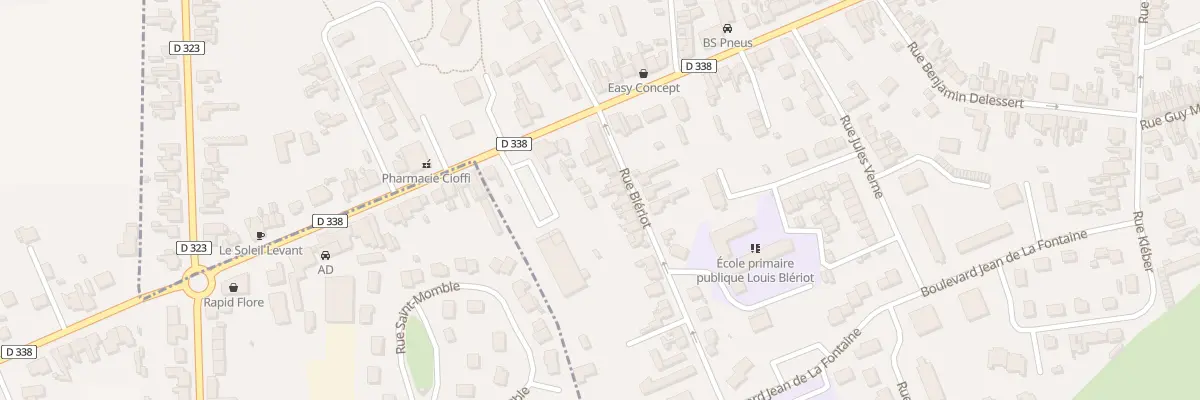 Plan du 10 Rue Blériot à Tergnier