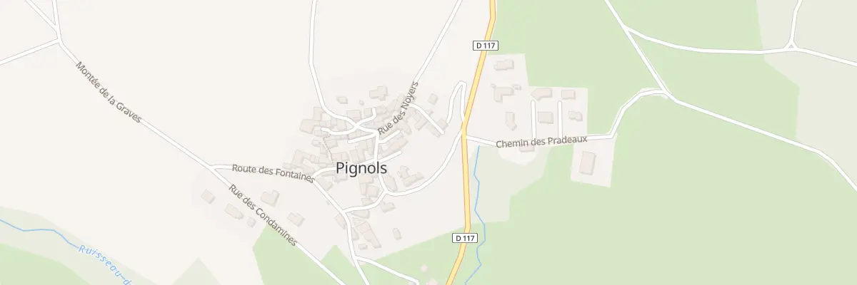 Plan du 4 Imp des Noyers à Pignols