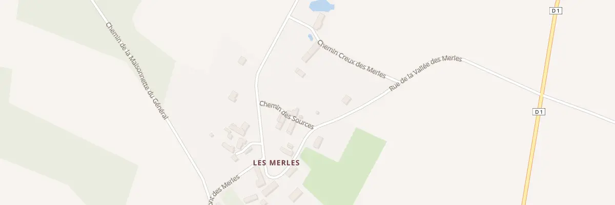 Plan du 4 Les Merles à Fontenoy