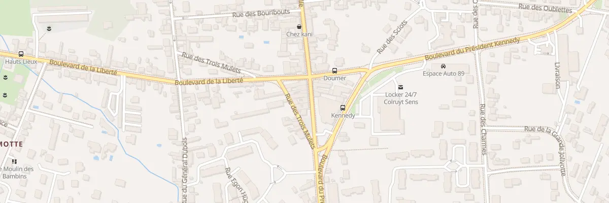 Plan du 124 Rue du Général de Gaulle à Sens