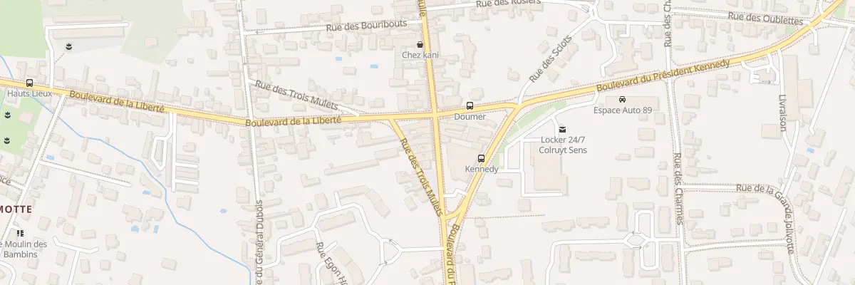 Plan du 122 Rue du Général de Gaulle à Sens