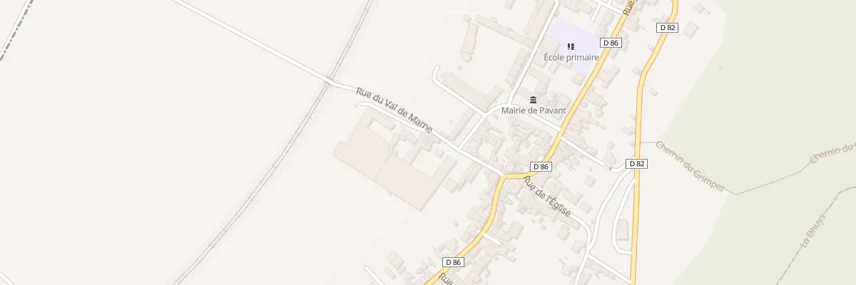 Plan du 9 Rue du Val de Marne à Pavant