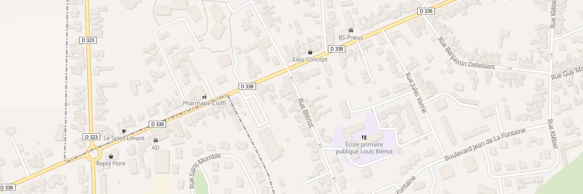 Plan du 4 Rue Blériot à Tergnier