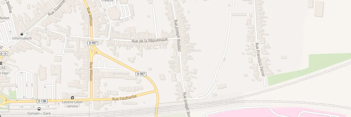 Plan du 40 Rue Joseph Bouliez à Somain