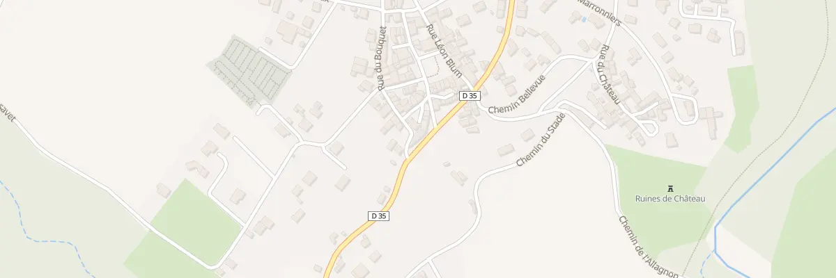 Plan du 19 Rue du Bouquet à Charbonnier-les-Mines