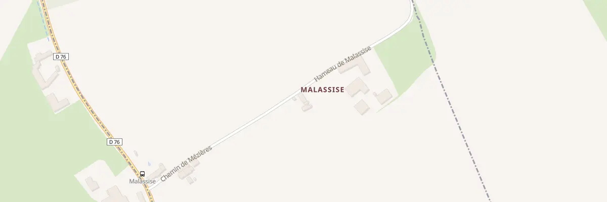 Plan du 4 Che de Mezieres à Lesdain