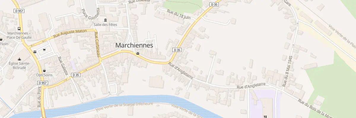 Plan du 6 Rue de Saint Amand à Marchiennes