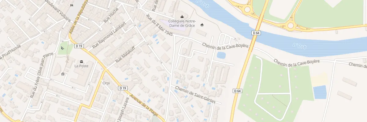 Plan du 3 Rue de l’Égalité à Sérignan