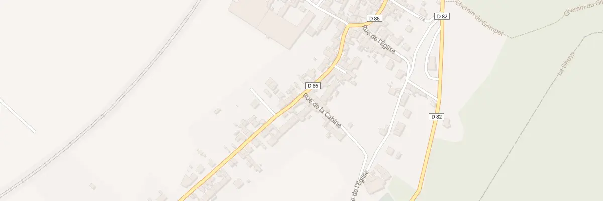 Plan du 2 Rue de la Cabine à Pavant