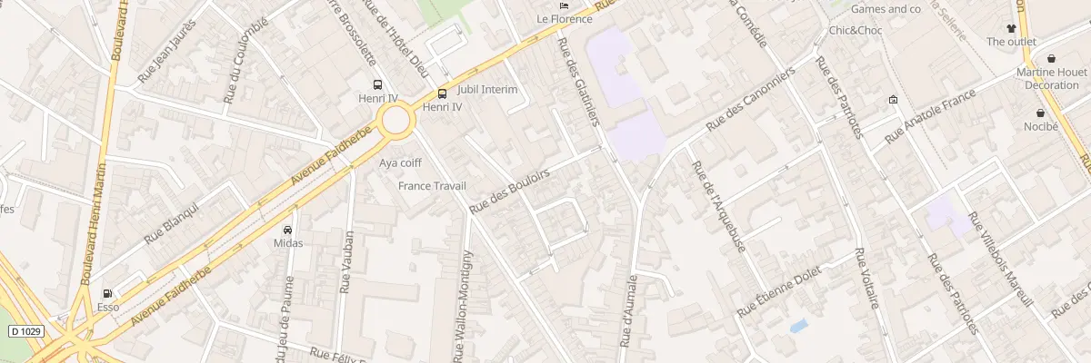 Plan du 9B Rue des Bouloirs à Saint-Quentin