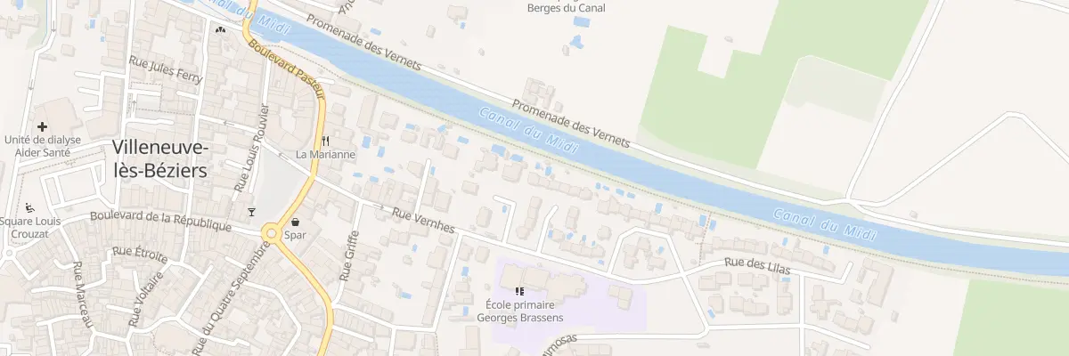 Plan du 5 Pl des Myosotis à Villeneuve-lès-Béziers