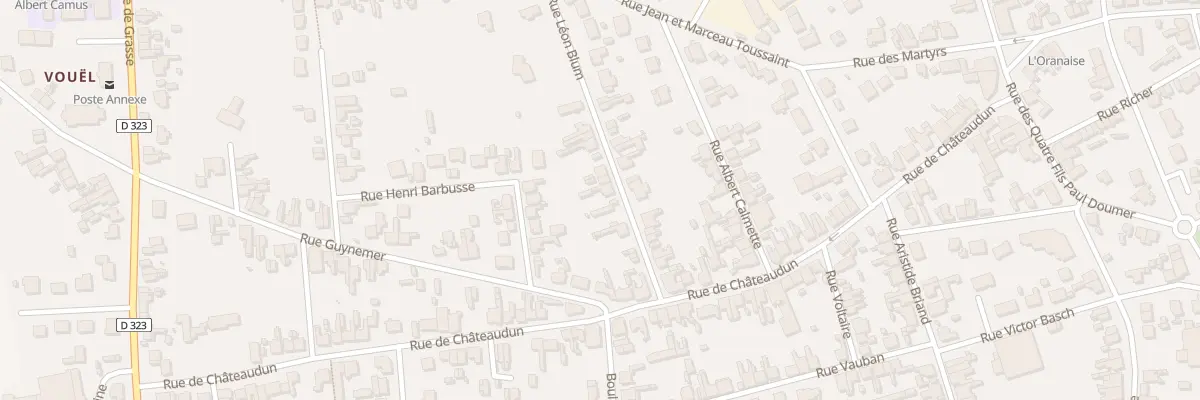 Plan du 5 Rue Léon Blum à Tergnier