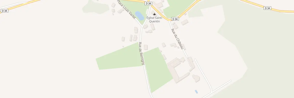 Plan du 3 Rue de Remigny à Gibercourt