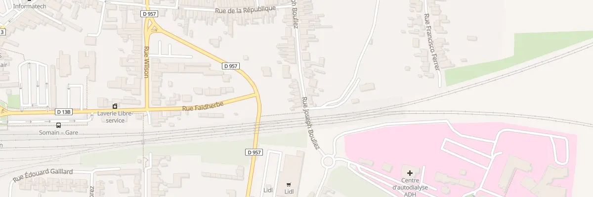 Plan du 68 Rue Joseph Bouliez à Somain