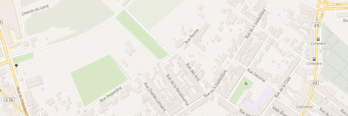 Plan du 45 Rue des Arts à Saint-Quentin