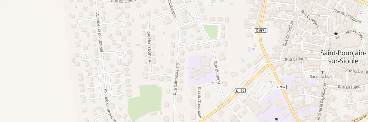 Plan du 22 Rue Saint-exupéry à Saint-Pourçain-sur-Sioule