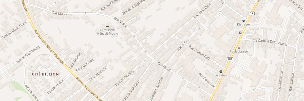 Plan du 52 Rue Mulot à Saint-Quentin