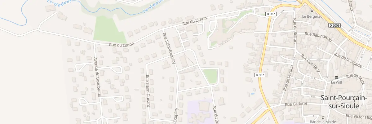 Plan du 30 Rue Saint-exupéry à Saint-Pourçain-sur-Sioule