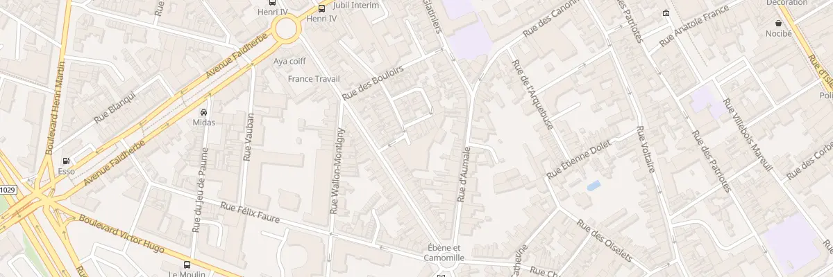 Plan du 13 Rue des Archers à Saint-Quentin