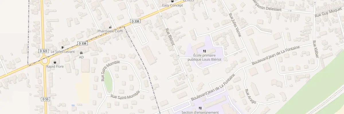 Plan du 24 Rue Blériot à Tergnier