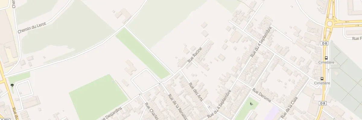 Plan du 7 Rue Racine à Saint-Quentin