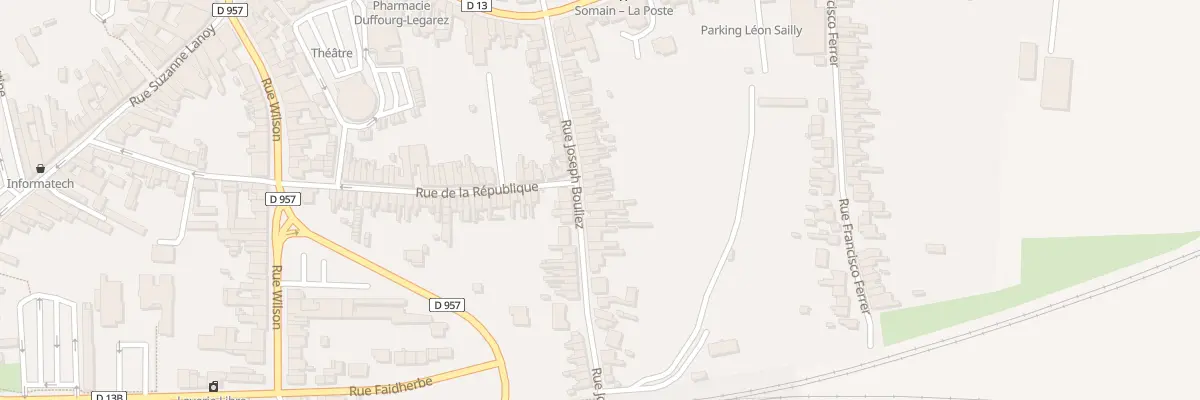 Plan du 39 Rue Joseph Bouliez à Somain