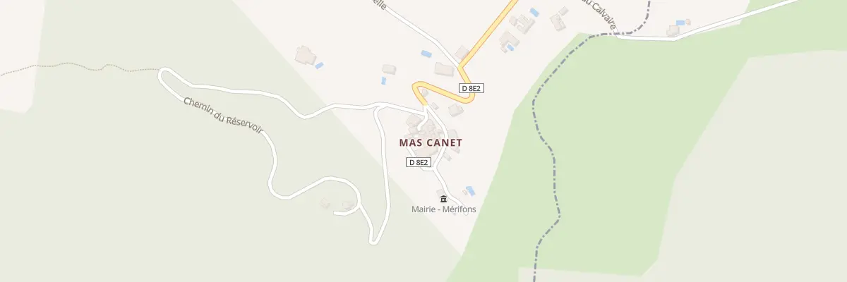 Plan du 5139 Mas Canet à Mérifons