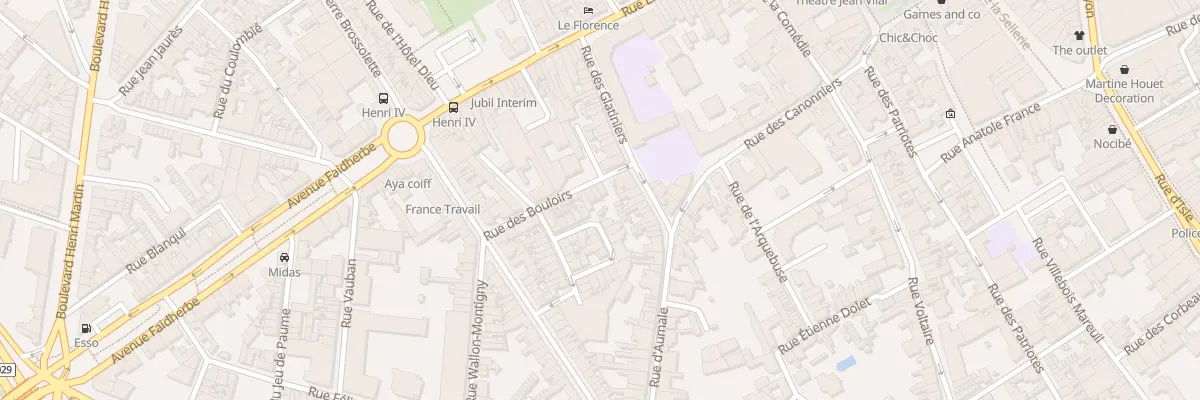 Plan du 3 Rue des Bouloirs à Saint-Quentin
