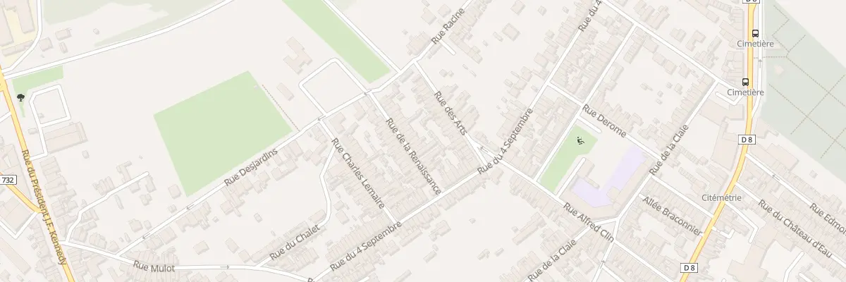 Plan du 16 Rue de la Renaissance à Saint-Quentin
