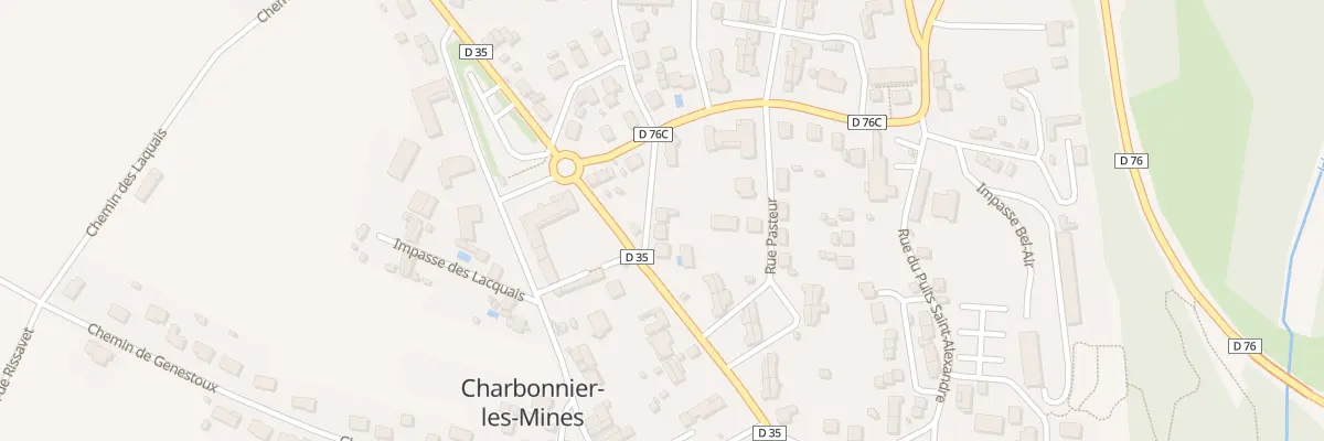Plan du 6 Che de Prat Nuit à Charbonnier-les-Mines