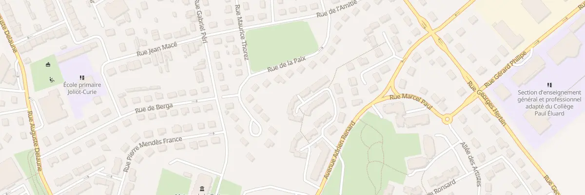 Plan du 29 Rue Roger Salengro à Gauchy