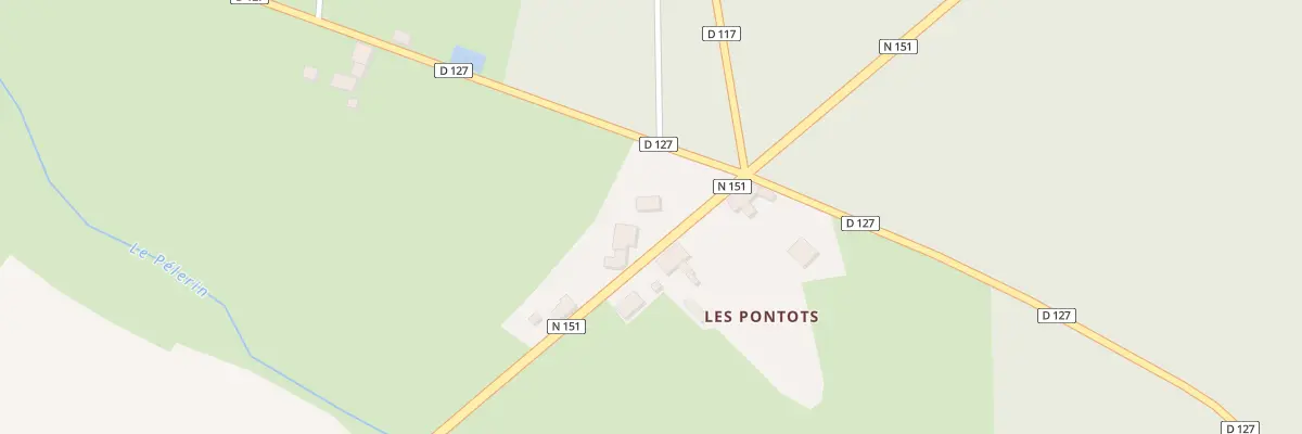 Plan du 2 Rte Nationale à Saint-Malo-en-Donziois