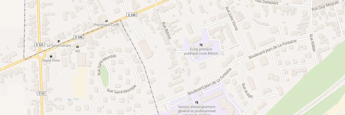 Plan du 28 Rue Blériot à Tergnier