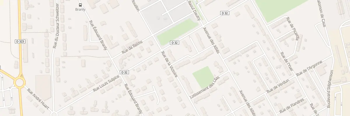 Plan du 34 Rue de la Victoire à Tergnier