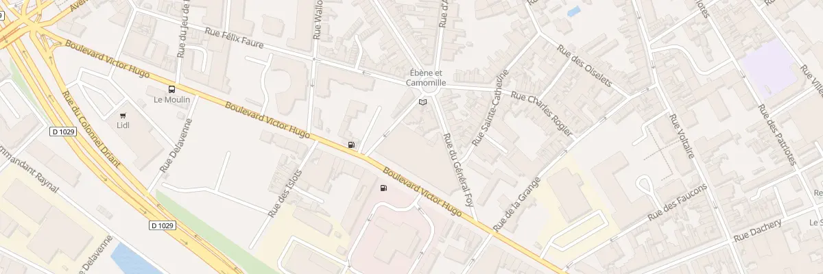 Plan du 7 Rue de la Tour Ste Catherine à Saint-Quentin